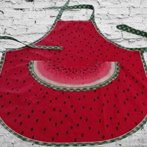 Cute Full Size Summer Watermelon Apron